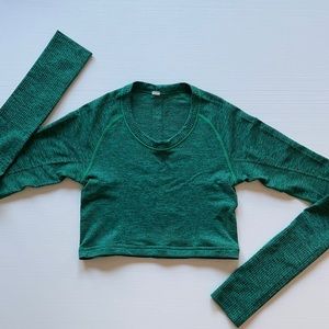 COPY - Lululemon Run Swiftly Long Sleeve Crop Top